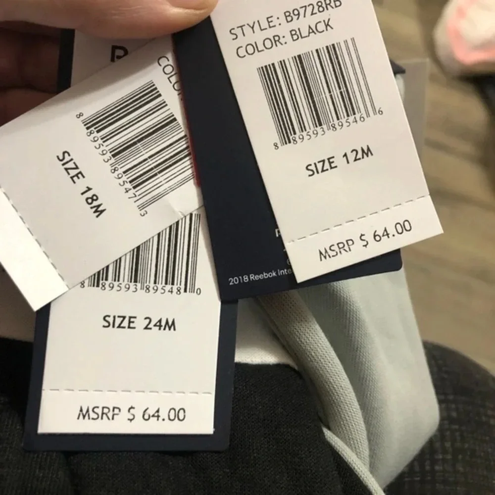 Reebok 3 pc fleece jogger set